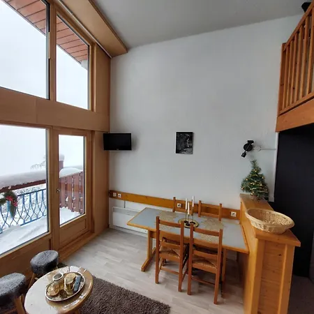 Le Ruitor Duplex Dernier Etage Vue Panoramique Piscine Chauffee En Ete Classe 4 Cristaux Paradiski شقة